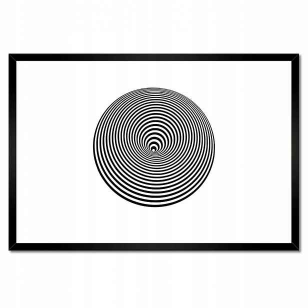 Plakáty v rámu 60x40 Abstrackja černobílá