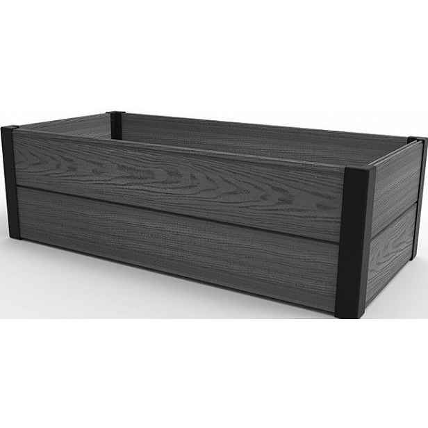 Tmavě šedý truhlík na květiny Keter Maple Trough