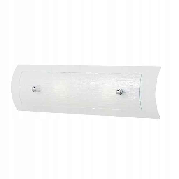 Koupelnové nástěnné svítidlo Duo skleněné, 45 cm, 2xG9, chromované Hinkley