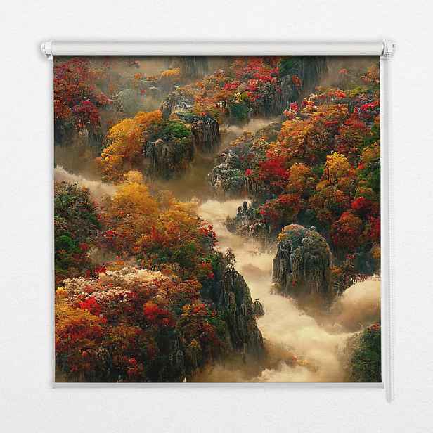 TULUP VNITŘNÍ roleta - okenní roleta - roleta - 110x140 cm - Mountain View
