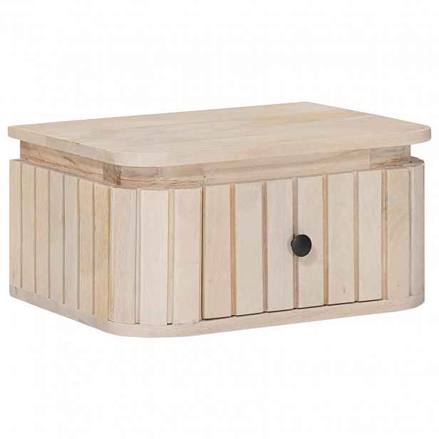 vidaXL Ručně vyrobená noční skříňka Bílá 40 x 30 x 20 cm