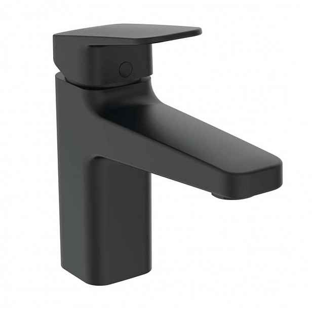 Ideal Standard CeraPlan - Umyvadlová baterie, s výpustí, BlueStart, hedvábná černá BD228XG