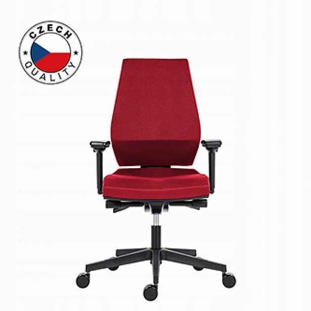 Powerton Ergo Sima Ergonomická kancelářská židle, Červená