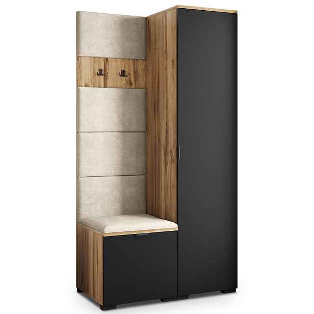 MASSENO MODERNÍ PŘEDSÍŇOVÁ SKŘÍŇ LORI, 95/181/51 cm, dub Wotan