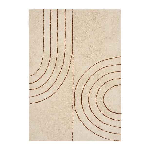 Béžový koberec s příměsí bavlny 160x230 cm Tampa – House Nordic
