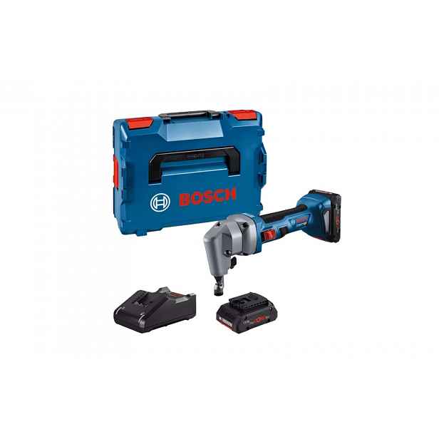 Bosch - 18V AKU prostřihovač plechů, 2x aku 4,0 Ah ProCORE, nabíječka 0601529601