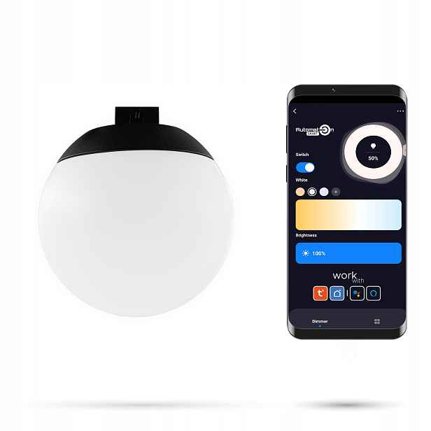 Lampa Zigbee Tuya Kula 6W DP95 spojovacích lišt FiberFLEX 48VDC 3000-6000K