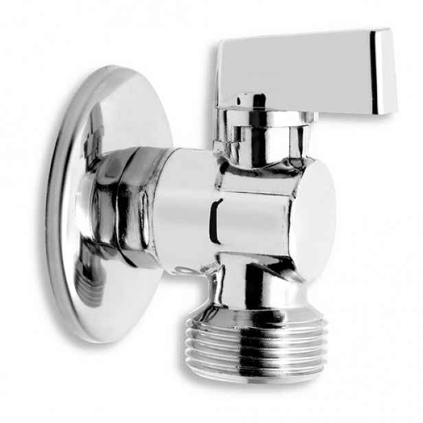 Rohový ventil Novaservis 1/2“x3/4" pračkový zpětná klapka chrom CF3027