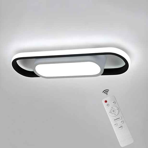 Stropní Svítidlo Bílá Závěsná Led Černá 27W Moderní 3000K/4500K/6500K