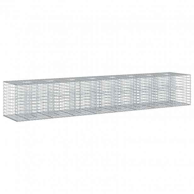 vidaXL Gabionový vyvýšený záhon 2 ks 340 x 60 x 55 cm Pozinkovaná ocel