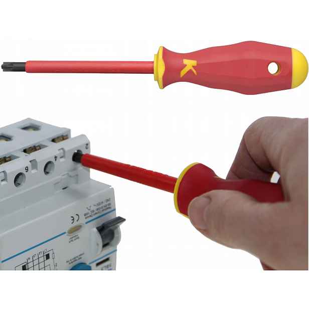 Izolovaný Šroubovák Pro Pojistky Plus/minus x100 mm 1 kV Klauke