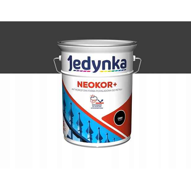 Jedynka Neokor+ Antikorozní barva černá 5L