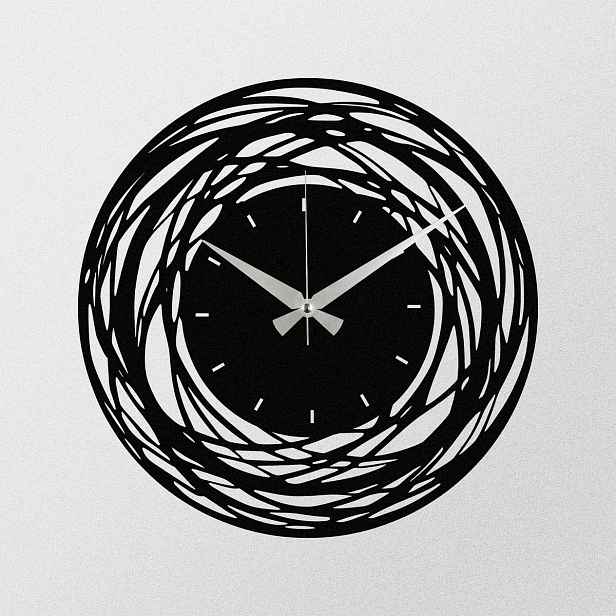 Nástěnné hodiny Black Nest  S022, 48 x 48 cm