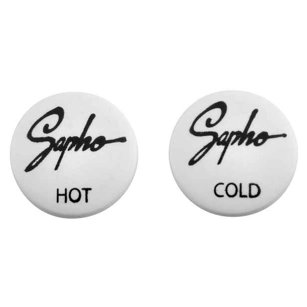 Sapho ANTEA označení teplé a studené vody, pár, AJ (Hot+Cold)