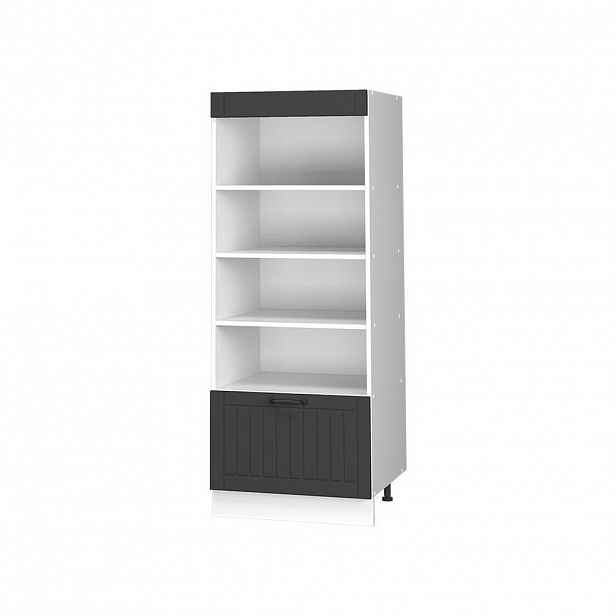Vicco KUCHYŇSKÝ REGÁL Fame-Line, Tmavě šedá/Bílá, 60 cm