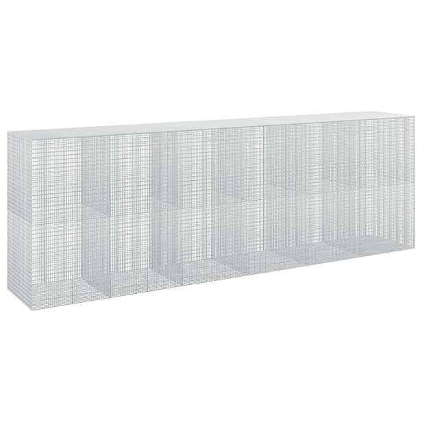 vidaXL Gabion s drátem 3,5 mm a sítem 5x2,5 cm 600x100x200 cm