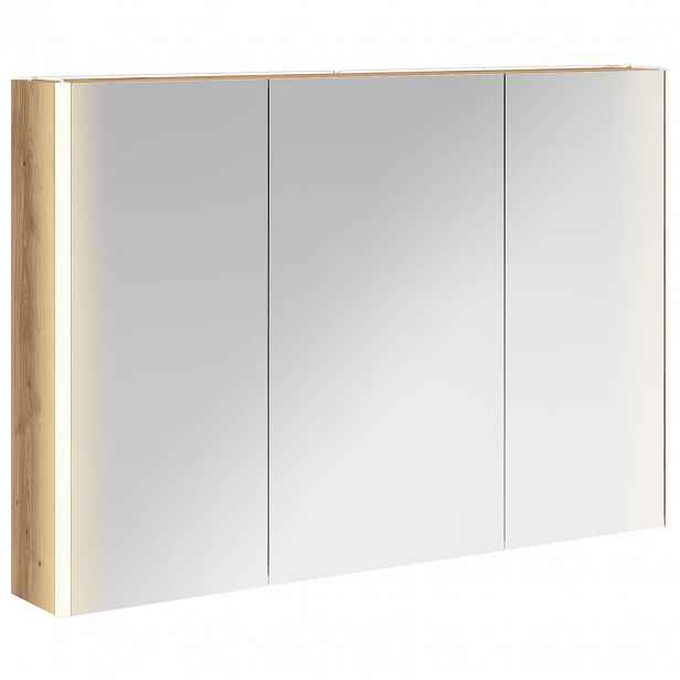 vidaXL Koupelnová zrcadlová skříň Umělecký dub 103,5 x 15,5 x 70 cm