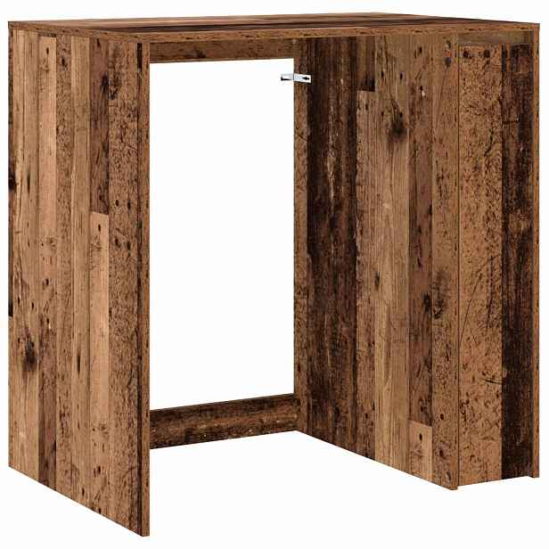 vidaXL Skříň na pračku Staré dřevo 87 x 60 x 89 cm Kompozitní dřevo