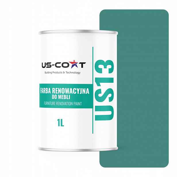 Barva Na Kuchyňský Nábytek Přední Barva Tyrkysová Mátová RAL6033 Polomatná 1L