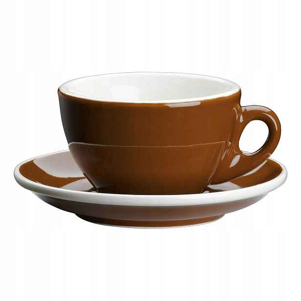 Cilio Roma Porcelánový šálek na Cappuccino, 100 ml, hnědá