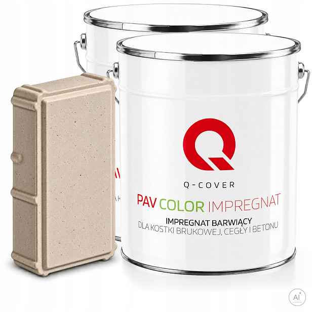 Impregnát Barvící kostka Bruk Mokrý Kámen 5L Barva Krémově béžová
