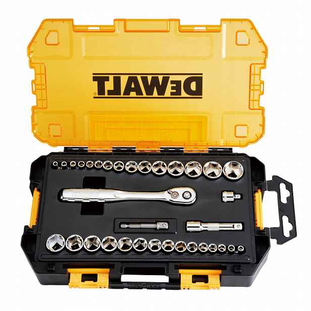 Sada Nástavcových Klíčů Dewalt 3/8" 1/4" 34 dílů DWMT45034-0