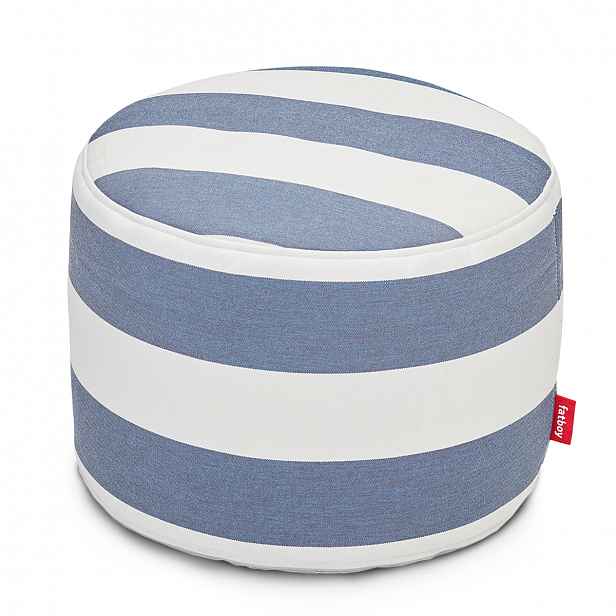 Sedací pouf Point Outdoor, více barev - Fatboy Barva: pruhovaná oceánově modrá