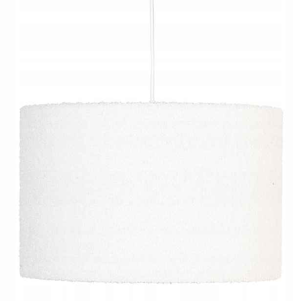 Závěsná Stropní Lampa Bílé Stínidlo Kulatý Do Obývacího Pokoje Sypalnice Ø 37 cm Boucle