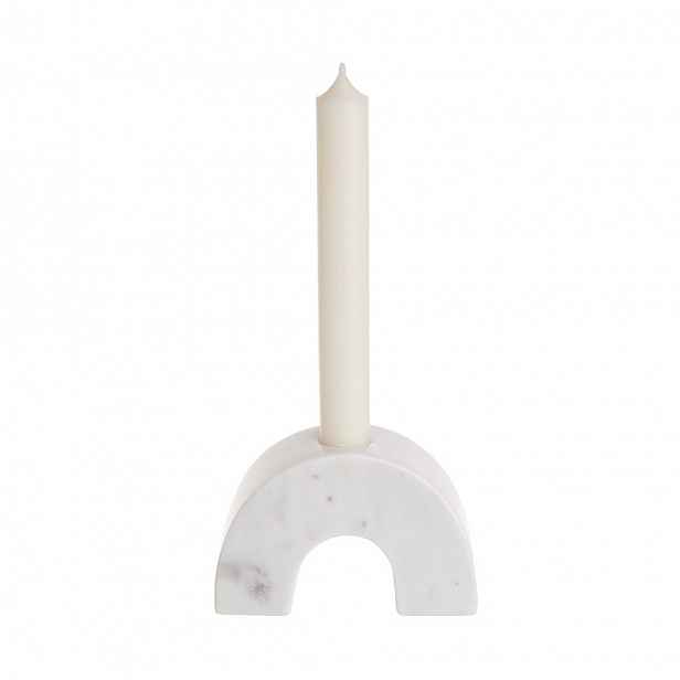 Butlers MARBLE Svícen na dlouhou svíčku oblouk 11 cm