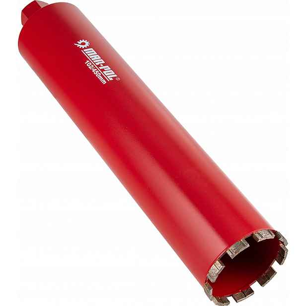 Korunkový Vrták na betonu 102 mm x 450 mm, závit 1 1/4" Mar-Pol