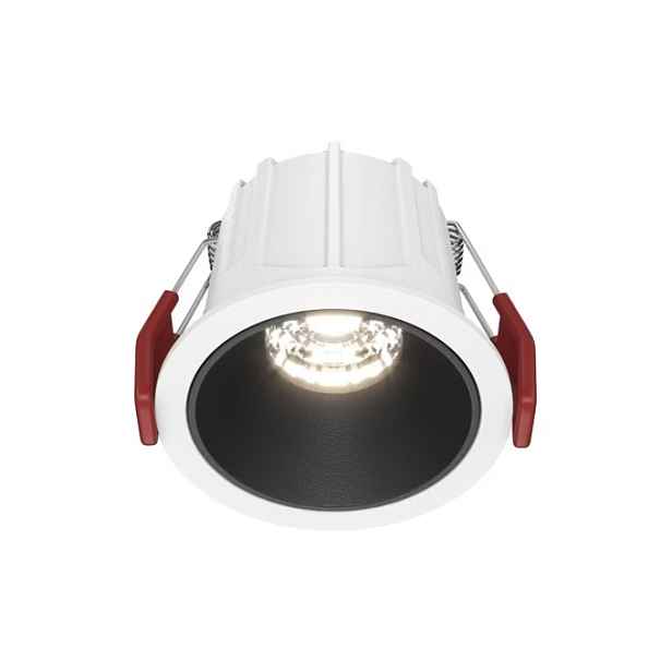 Led zapuštěné bodové svítidlo bílé kulaté 6.5 cm kulaté stropní svítidlo 4000K Maytoni