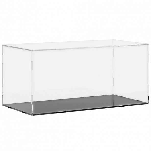 vidaXL Průhledná reklamní krabice 24 x 12 x 11 cm akrylová