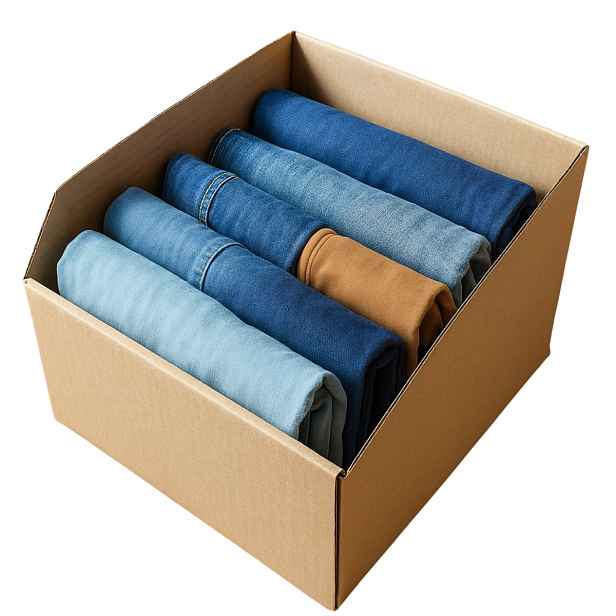 KARTON PAK Úložné boxy na oblečení, organizéry do skříně EKO KARTON 30 x 30 cm