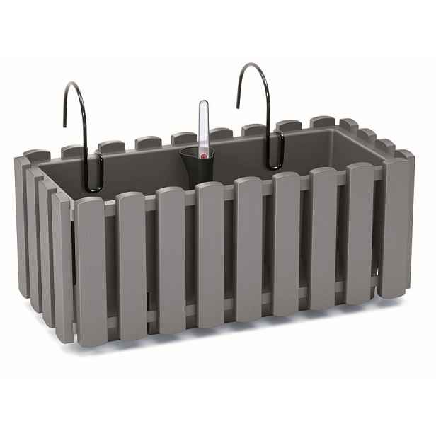 Prosperplast Závěsný truhlík BOARDEE FENCYCASE W šedý, varianta 38 cm