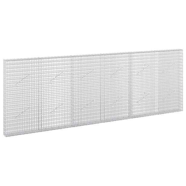 vidaXL Gabion s drátem 3,5 mm a sítem 5x2,5 cm 300x10x100 cm