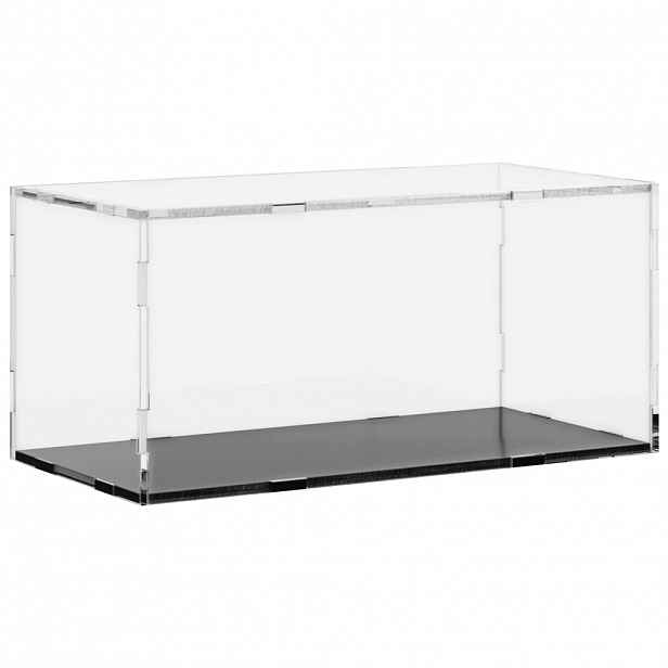 vidaXL Průhledná reklamní krabice 30 x 15 x 14 cm akrylová