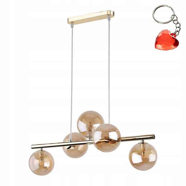 Závěsná lampa Estera G9 5 zdrojů Nastavitelná výška Kov Tk Lighting