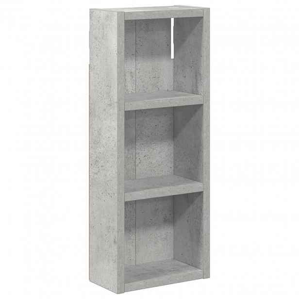vidaXL Koupelnová nástěnná skříňka Betonově Šedá 20 x 10 x 50 cm