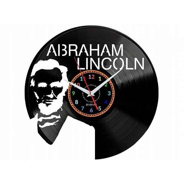Abraham Lincoln Nápad na Dárek Nástěnná Dekorace z vinylové desky
