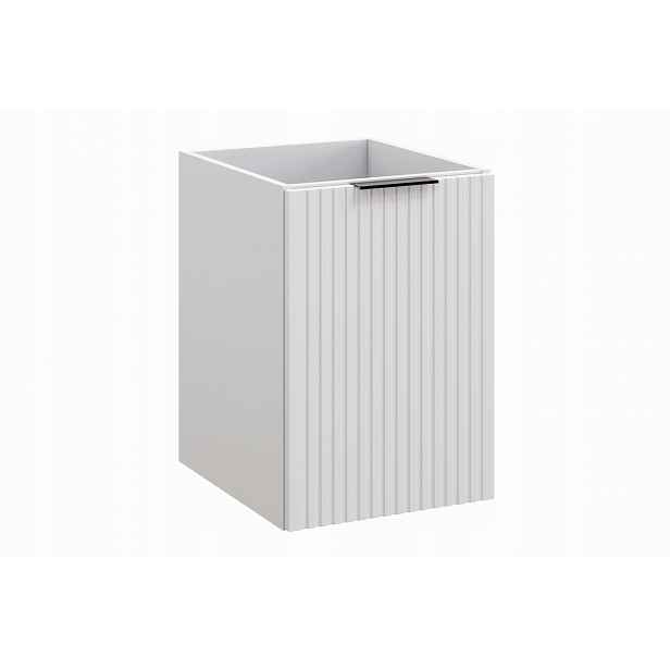 Szafka pod blat 40 cm z koszem na pranie Adel White