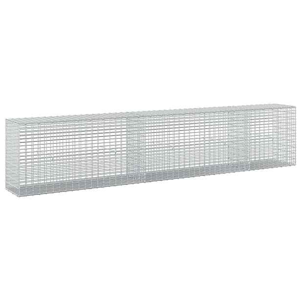 vidaXL Gabion s drátem 3,5 mm a sítem 5x2,5 cm 250x30x50 cm