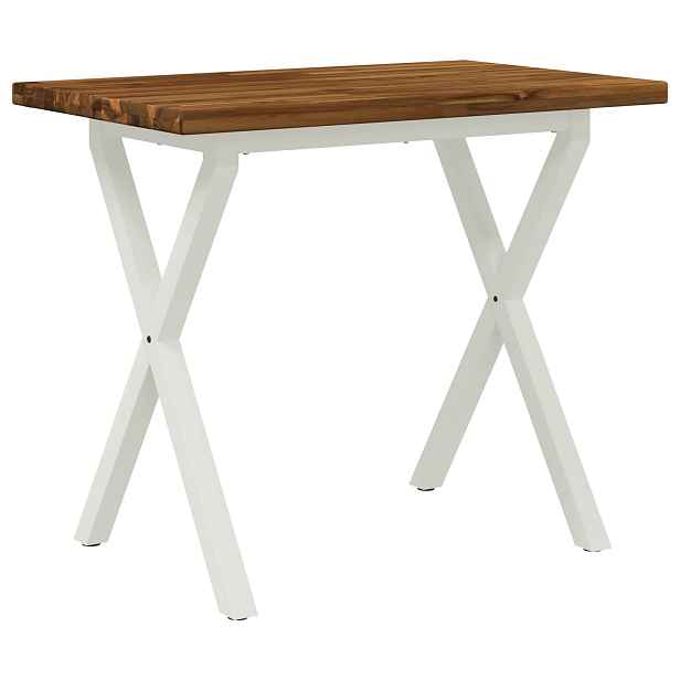 vidaXL Čtvercový jídelní stůl 110 x 55 x 75 cm Masivní akátové dřevo