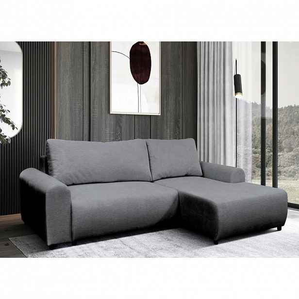 MID.YOU ROHOVÁ SEDAČKA, textil, šedá