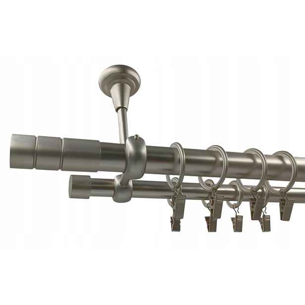 Garnýž 25+19 mm Satén 280 Cylinder