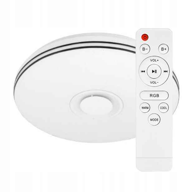 Led Lampa S Bluetooth Reproduktorem Stropní Svítidlo 72W 50 CM