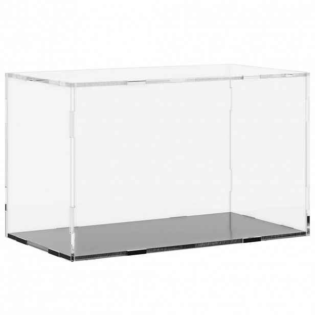 vidaXL Průhledná reklamní krabice 31 x 17 x 19 cm akrylová