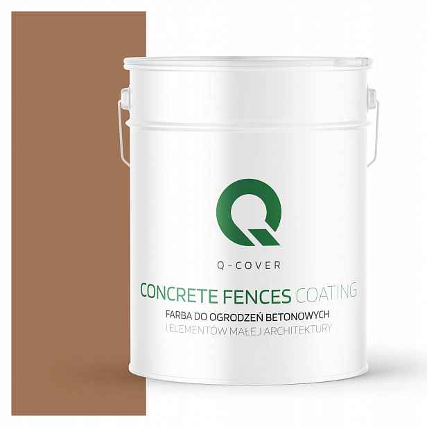 Barva Pro Malování Plotů Betonových Plotů, Barva Hnědá Teplá F576 10L