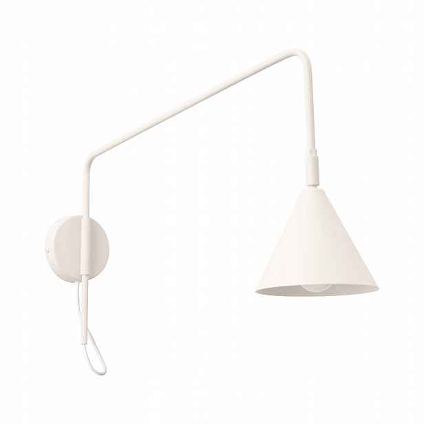 Nástěnná lampa Nox 1 béžová s vypínačem Lampa na stěnu s výložníkem Sollux