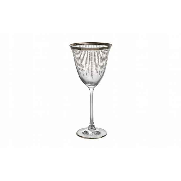 Sada 6 sklenic/gobletů 260 ml na nápoje Koral Platinium