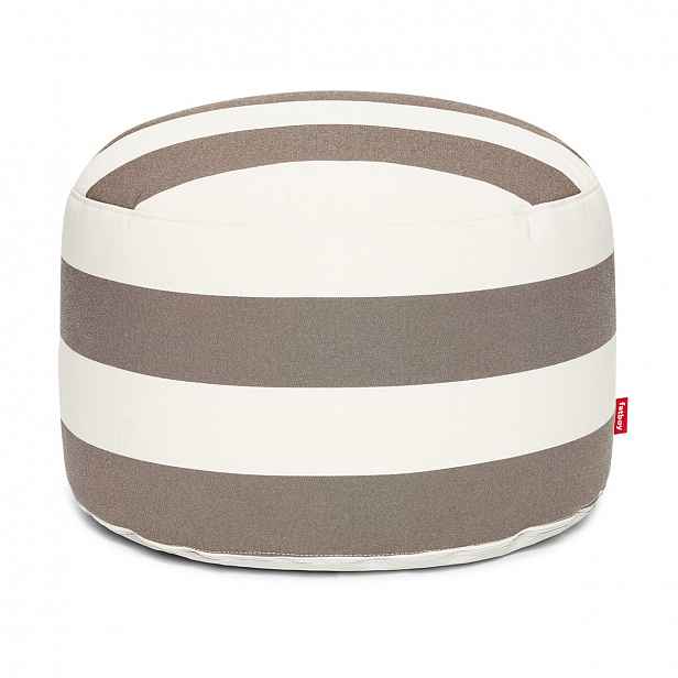 Sedací pouf Point Large Outdoor, více barev - Fatboy Barva: pruhovaná kakaová
